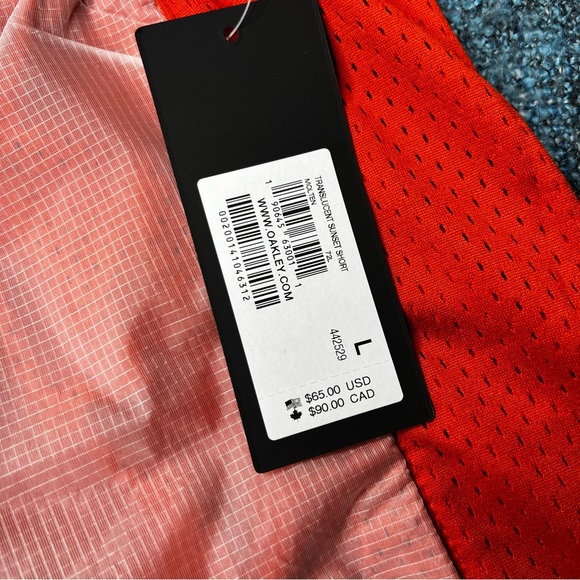 Oakley Translucent Sunset Shorts in Molten NWT Men’s Size Large - Picture 5 of 8